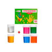 Краски пальчиковые перламутровые Гамма «Craft and Joy» 322076Cr 6 цветов 240 мл