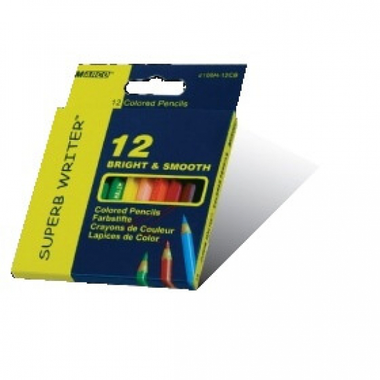 Мини цветные карандаши Marco 4100-12H 12 цветов - фото 1