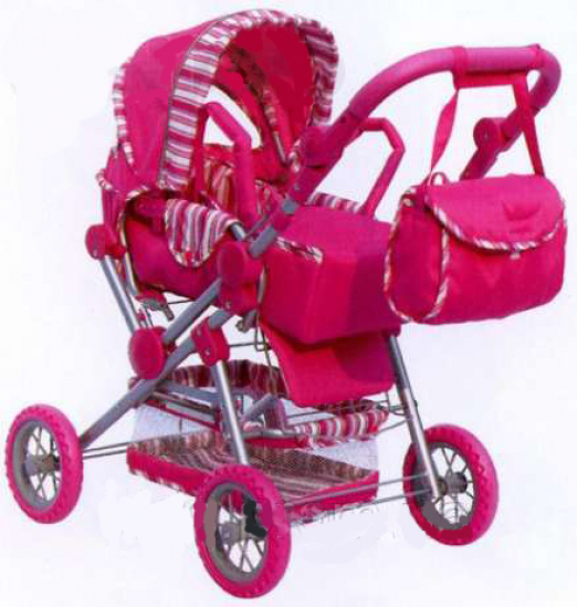 Кукольная коляска-люлька фирмы Melogo Toys - фото 2