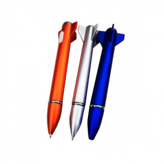 Черная шариковая ручка «Ракета» 900 3 цвета - фото 1
