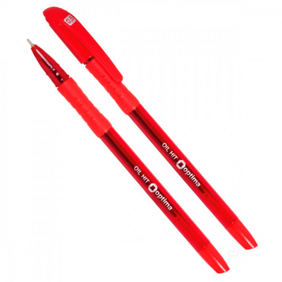 Красная шариковая ручка Optima «Oilhit» 15630-03 - фото 1