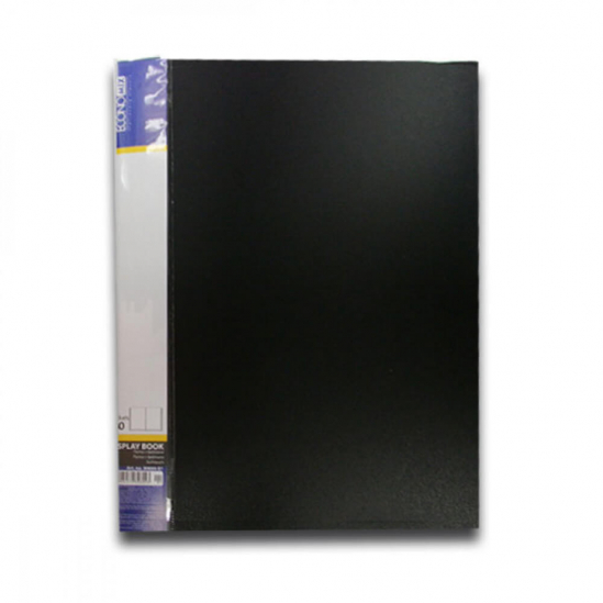 Черная папка с файлами А4 Economix E30604-01 - фото 1