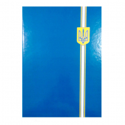 Синяя папка с гербом Украины А4 Economix E30901-02