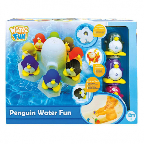 Игрушки для ванной «Пингвины» 8 штук 23003 - фото 1