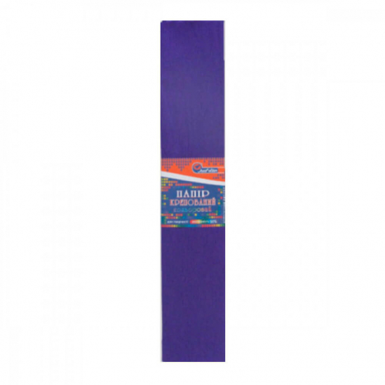 Бумага гофрированная Krepina темно-фиолетовая 599940 - фото 1