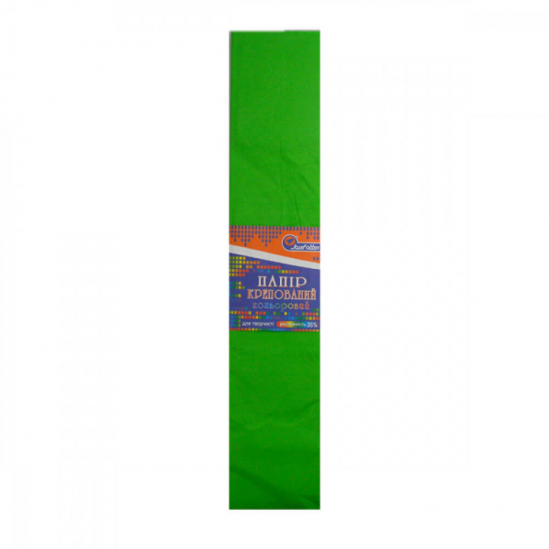 Бумага гофрированная Krepina светло-зеленая 107202 - фото 1