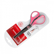 Ножницы серо-розовые Axent 6406-02 19см