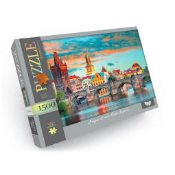 Пазлы «Старый город, Прага» Danko Toys 1500 элементов (С1500-04-07)