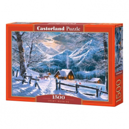 Пазлы «Снежное Утро» Castorland 1500 элементов (С-151905)