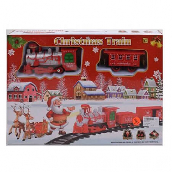 Железная дорога «Christmas Train» со светом и звуком 820-1 - фото 1