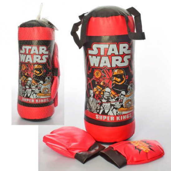Боксерский набор «Star Wars» груша текстильная с перчатками MR0156 - фото 1