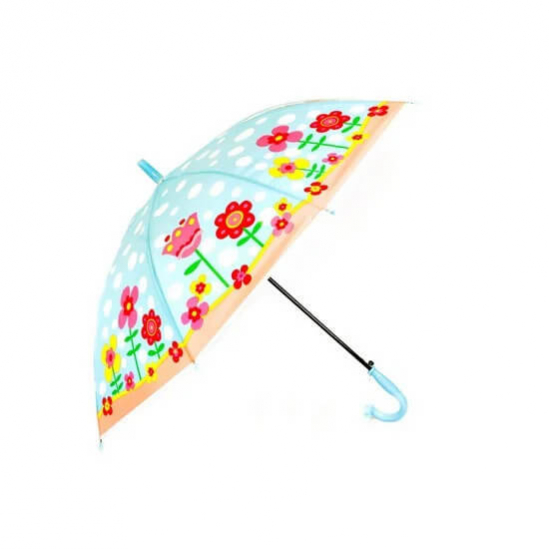 Зонт со свистком «Цветы» 13711 - фото 1