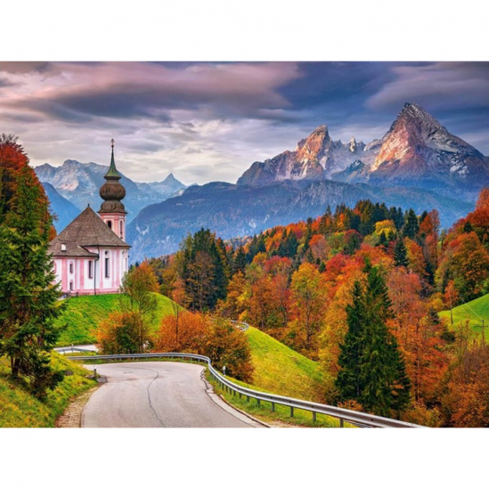 Пазлы Castorland 2000 «Осень в Баварских Альпах - Германия» С-200795 - фото 1