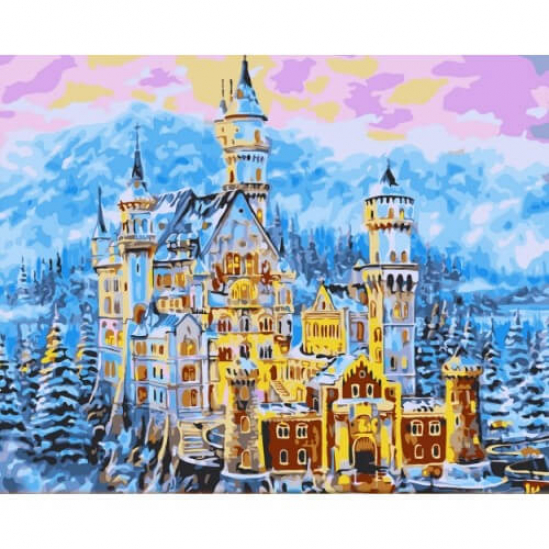 Картина по номерам «Сказочный замок» 40-50 см в коробке - фото 1