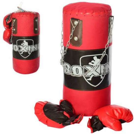 Боксерский набор с текстильной грушей и перчатками MR0174 - фото 1