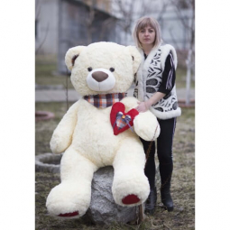 Медведь «Тоша 3-1» молочный 150 см ТМ Копиця Украина 00020