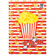 Блокнот Kite «Popcorn» А5 80 листов в клетку в твердой обложке K20-284-4