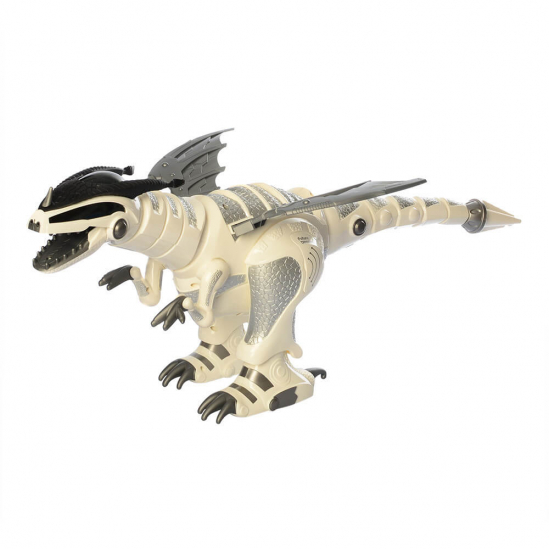 Динозавр 67 см на радиоуправлении аккумуляторный с USB зарядным со звуковыми и световыми эффектами с подвижными деталями ходит и танцует M 5476 - фото 2