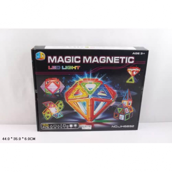 Магнитный конструктор MAGIC MAGNETIC 70 дет JH6892 - фото 1