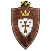 Щит деревянный «Крест» цвет Венге 30-47 см 400011