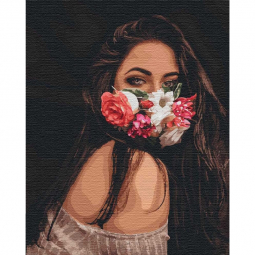 Картина по номерам «Цветочное дыхание» Идейка 40-50 см КНО4767