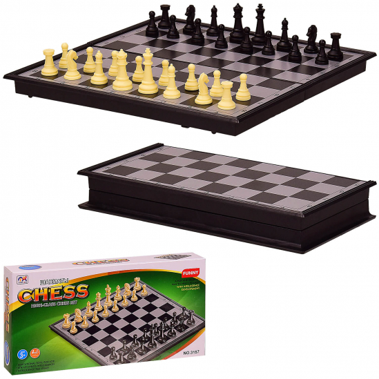 Шахматы с размером доски 21-21-1 см 3157 - фото 1