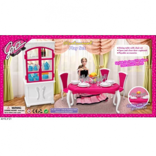 Мебель для кукол барби Gloria столовая 3012 - фото 1
