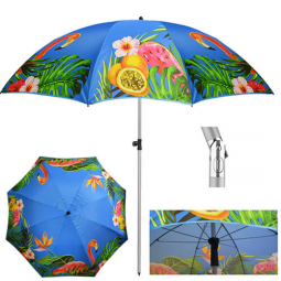 Пляжный зонт «Фламинго» с наклоном диаметр 180 см MH-3371-6