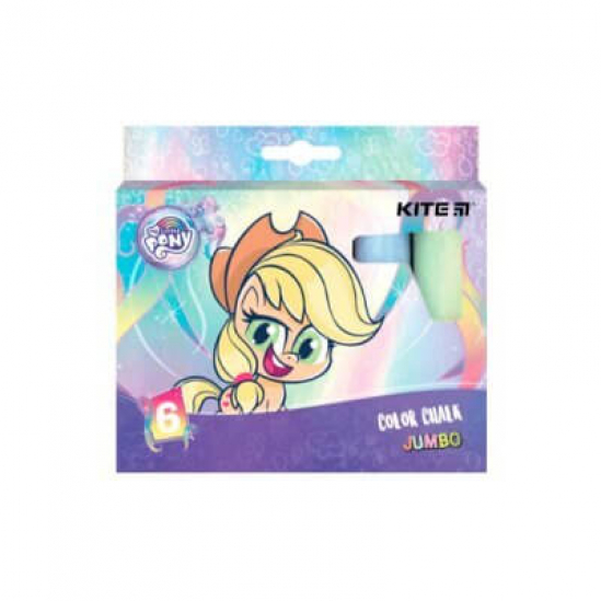 Мел цветной Little Pony 6 цветов Jumbo Kite LP21-073 - фото 1