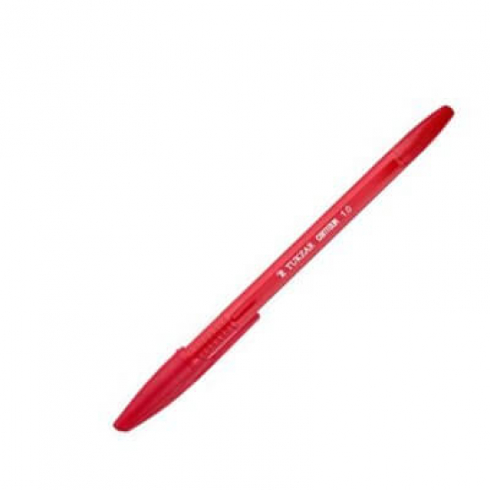Ручка шариковая масляная красная Tukzar TZ 1145 - фото 1
