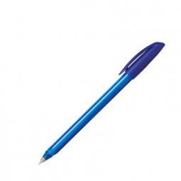 Ручка шариковая Trio одноразовая синяя 1 мм Unimax UX-104-02