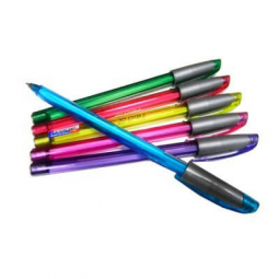 Ручка шариковая Trio Neon синяя 1 мм Unimax Mix UX-107-02