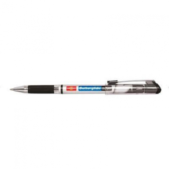 Ручка шариковая Butterglide черная Unimax UX-122-01 - фото 1