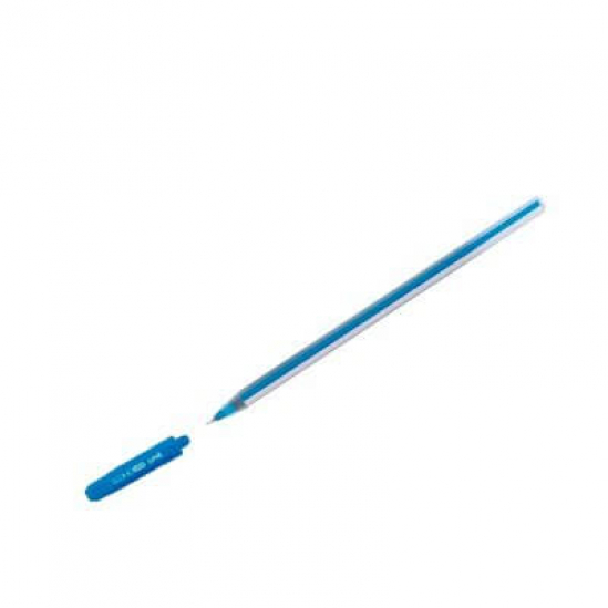 Ручка шариковая масляная синяя Line 0,7 мм Economix Е10196-02 - фото 1