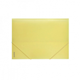 Папка пластиковая А5 на резинке Pastelini желтая Axent 1514-26