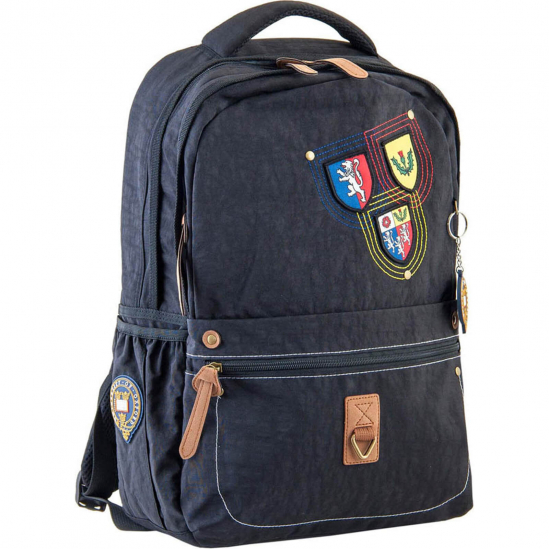 Рюкзак для подростков чорный 28.5-44.5-13.5 см YES OX 194 - фото 1