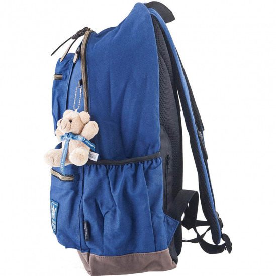 Рюкзак для подростков синий 30-47-16 см YES OX 236 - фото 4