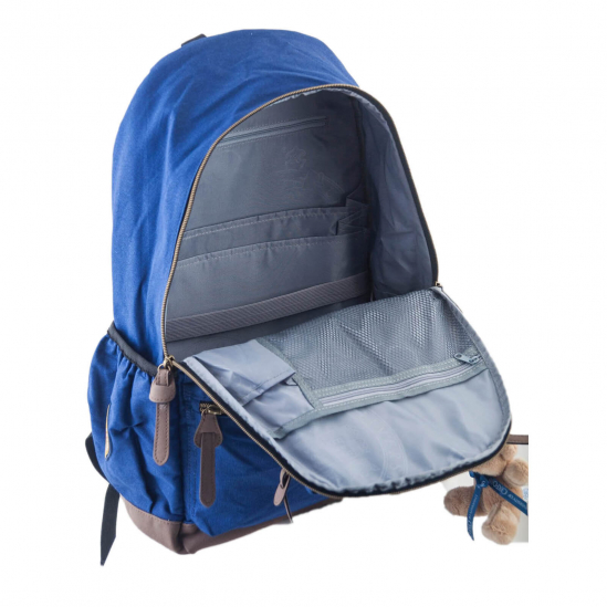 Рюкзак для подростков синий 30-47-16 см YES OX 236 - фото 5