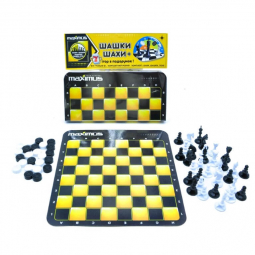 Игровой набор шахматы и шашки 5446