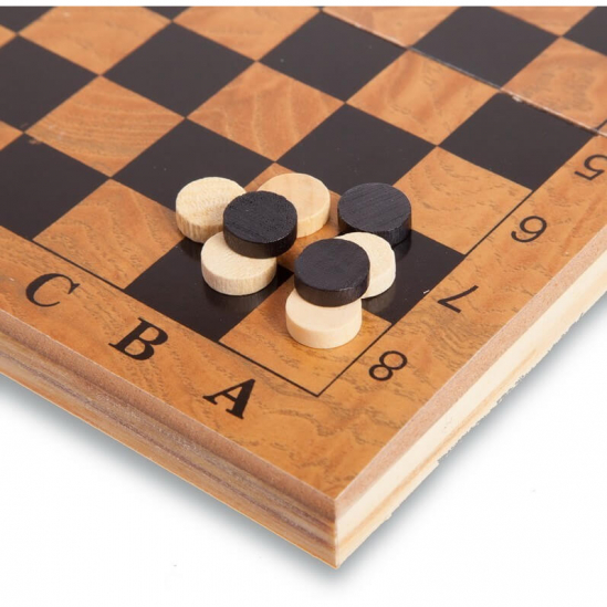 Игровой набор 3 в 1 шахматы шашки и нарды S3029 - фото 5