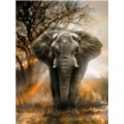 Алмазная картина Стратег «Могучий слон» размер 30-40 см HX205