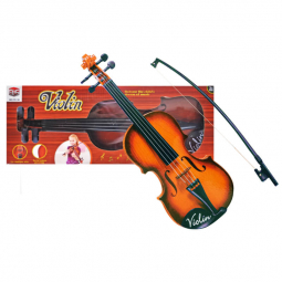 Скрипка со смычком в коробке 370-2A