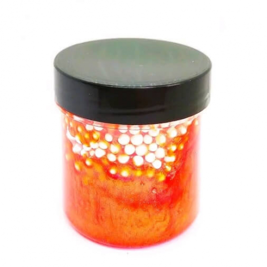 Слайм кристальный перламутровый оранжевый «Кранч» (125 гр) Чудисам ML122П - фото 1