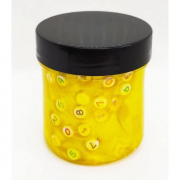 Слайм кристальный перламутровый желтый «Бусины» (125 гр) Чудисам ML124Ж