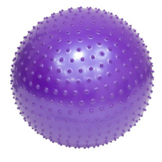 Мяч для фитнеса массажный 55 см фиолетовый NA214-46 фиолетовый - фото 1