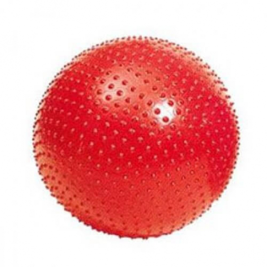 Мяч для фитнеса массажный 65 см красный NA214-47 красный - фото 1