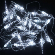 Светодиодная белая гирлянда «Сосульки» 8 режимов работы 28 лампочек 5 метров C23451-906