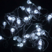 Светодиодная белая гирлянда «Лампочка» 28 лампочек 5 метров C31299-405
