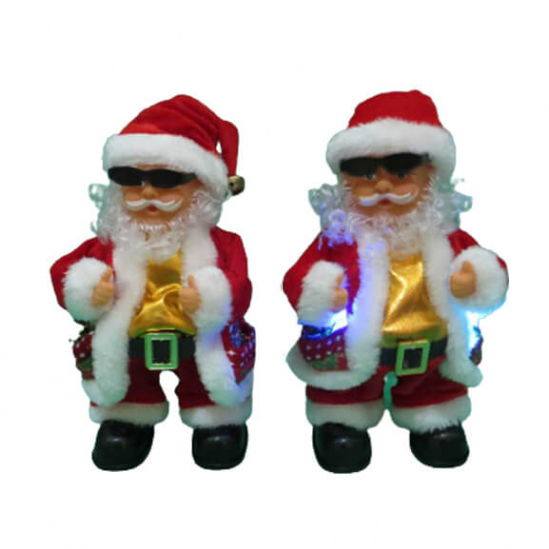 Музыкальная игрушка Дед Мороз в очках 1409-12 - фото 1