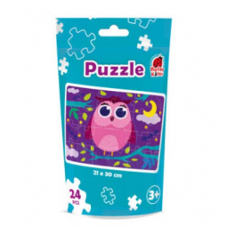 Пазлы в мешочке Puzzle in stand-up pouch «Owl» 20-13 см Украина ТМ Влади Тойс RK1130-02
